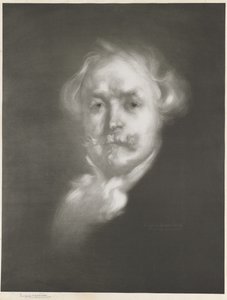 Edmond de Goncourt door Édouard Baldus