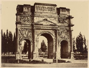 Romeinse boog, Orange door Édouard Baldus