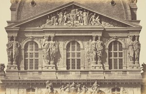 [De tweede verdieping van het Pavillon Richelieu, Louvre, Parijs] door Édouard Baldus