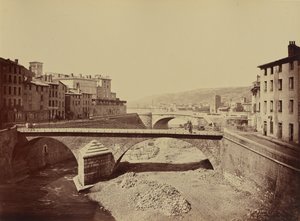 Vienne. St Colombe door Édouard Baldus