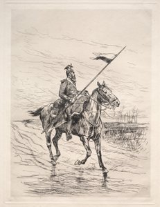 Een Uhlan door Edouard Detaille