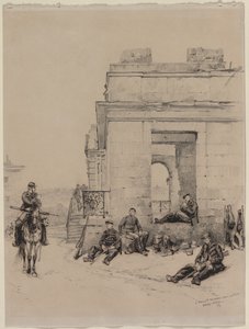 Soldaten rusten, 1878