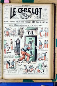 Omslag van Le Grelot, nummer 1025, Satirisch in kleuren
