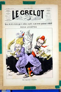 Omslag van Le Grelot, nummer 1054, Satirisch in Kleuren