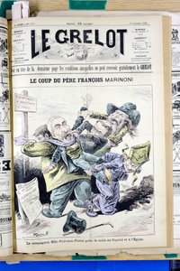 Omslag van Le Grelot, nummer 1170, Satirisch in kleuren