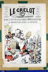 Omslag van Le Grelot, nummer 905, Satirique en Couleurs