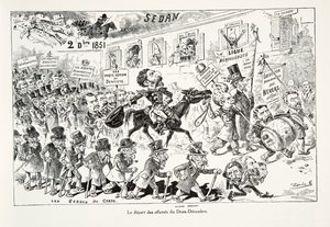 Het vertrek van de hongerigen van Twee December, uit Geschiedenis van de Derde Republiek, Vol. I, de Politieke Geschiedenis door Edouard Guillaumin Pepin