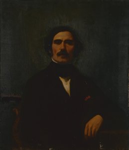 Zelfportret door Édouard Hostein