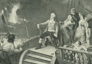 Haydn componeert zijn Schepping (gravure)