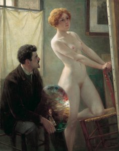 Atelier van de schilder, 1885