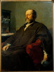 Portret van Guillaume Victor Augier (1820-1889) toneelschrijver