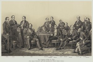 Het Congres van Parijs door Edouard Louis Dubufe