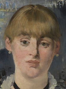 Een bar in de Folies-Bergère, 1881-82 (detail) door Édouard Manet