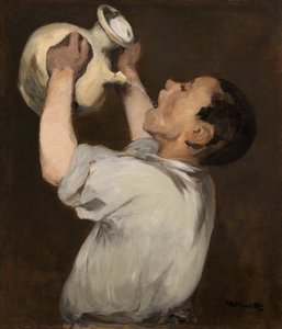 Jongen met kruik (La Régalade) door Édouard Manet