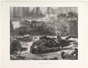Burgeroorlog Guerre Civile, 1871-73, gepubliceerd 1874