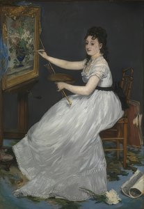 Eva Gonzalès door Édouard Manet