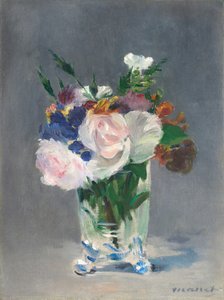 Bloemen in een Kristallen Vaasje