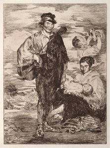 Les Gitanos door Édouard Manet