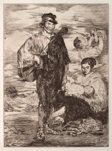 Les Gitanos door Édouard Manet