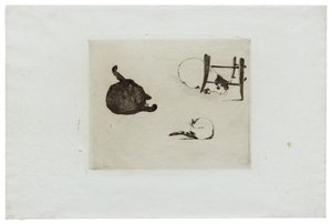 De katten door Édouard Manet