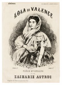 Lola de Valence door Édouard Manet