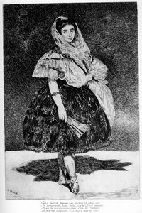 Lola de Valence, c1850-1880 door Édouard Manet