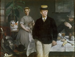 Lunch in het atelier