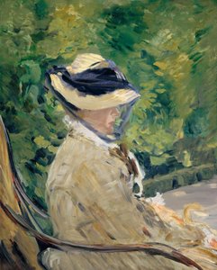 Madame Manet Suzanne Leenhoff, 1830-1906 in Bellevue, 1880
