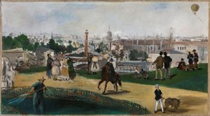 Noors Bokmål:  Gezicht op de Universele Expositie van 1867 in Parijs Gezicht op de Universele Expositie van 1867 door Édouard Manet