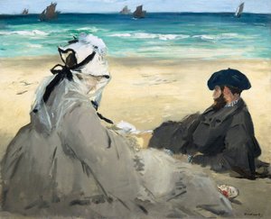 Op het strand, 1873