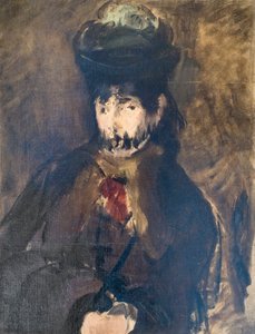 Portret van Berthe Morisot met een sluier