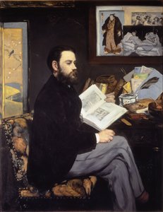 Portret van Emile Zola - 1868