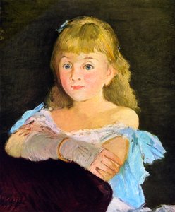 Portret van Lina Campineanu, 1878 door Édouard Manet