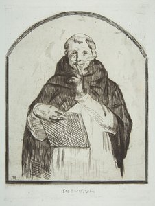Silentium, 1862-64 door Édouard Manet
