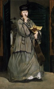 Straatzangeres door Édouard Manet