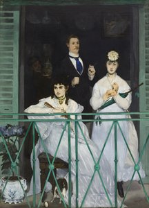 Het balkon door Édouard Manet