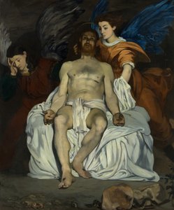 De dode Christus met engelen, 1864