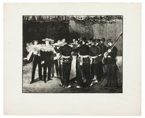 De executie van Maximiliaan door Édouard Manet