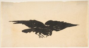 De Vliegende Raaf, Ex Libris voor De Raaf door Edgar Allan Poe, 1875