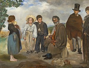 De Oude Muzikant door Édouard Manet