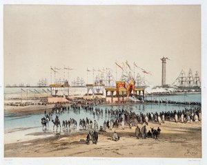 Inhuldiging van het Suezkanaal in Port-Said (Port Said) - in 
