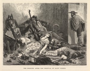 De ochtend na het Saint Firmin Festival, New York 1875 door Edouard Riou