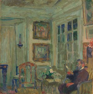 Arthur Fontaine aan het Lezen