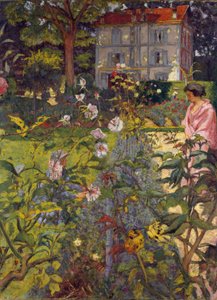 Tuin in Vaucresson door Edouard Vuillard