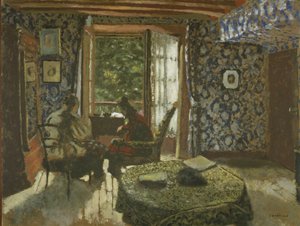 Interieur, c.1900-1901 door Edouard Vuillard