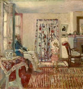 K.-X. Roussel en dochter door Edouard Vuillard
