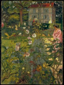 De tuin van Vaucresson door Edouard Vuillard