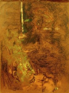 Het Vintimille-plein in de ochtendmist door Edouard Vuillard