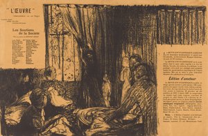 De steunpilaren van de samenleving door Edouard Vuillard