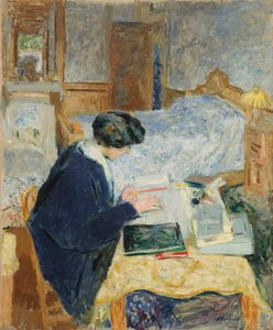 Lucy Hessel lezend